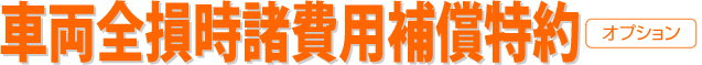 車両全損時諸費用補償特約