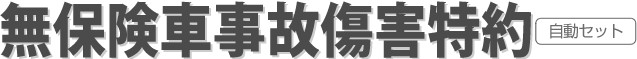 無保険車事故傷害特約